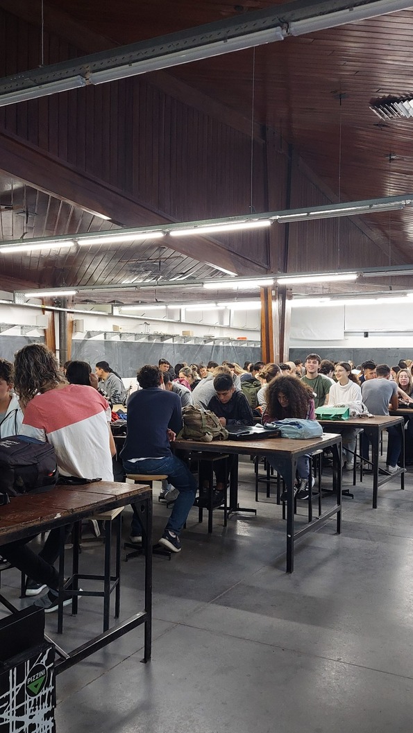Espacio de clases en la Universidad de la Plata. 